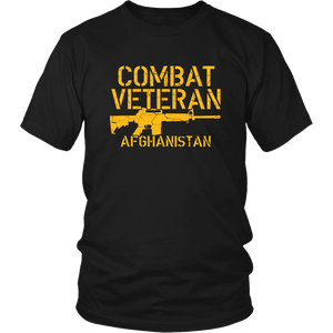 Army Military Combat Veteran Afghanistan Soldier Appreciation Unisex T-Shirt