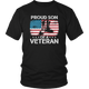 US Flag Army American Military Proud Son Of A Veteran Brave Soldiers Men T-Shirt