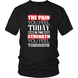 Gym Fitness Muscle The Pain Is The Strength Women & Unisex T-Shirt