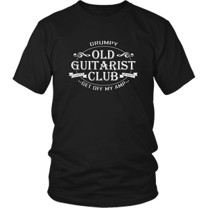 Grumpy Old Guitarist Club Member Concert Guitar Women & Unisex T-Shirt