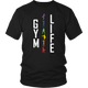 Gym Life Chakra Colors Fitness Aerobics Exercise Women & Unisex T-Shirt