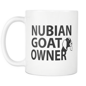 Nubian Goats Owner Gifts - Nubian Goat Coffee Mug - I Like & Love My Goats - Lucky Goat Coffee Cup - Great Goat Gift For Men And Women (11 oz)
