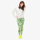 3D Weed Design Leggings - Freedom Look