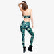 3D Weed Design Leggings - Freedom Look