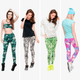 3D Weed Design Leggings - Freedom Look