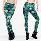 3D Weed Design Leggings - Freedom Look