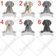 Personalized Weimaraner Dog Rescue Mom Dad Mug, Best Dog Owner Gift