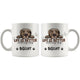 Personalized Weimaraner Dog Mom Dad Mug, Custom Dog's Name Gift