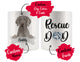 Personalized Weimaraner Dog Rescue Mom Dad Mug, Best Dog Owner Gift