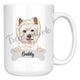 Personalized West Highland White Terrier Dog Mom Dad Mug, Funny Dog Owner Gift