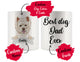 Personalized West Highland White Terrier Dog Mom Dad Mug, Best Dog Owner Gift