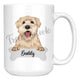 Personalized Wheaten Terrier Dog Mom Dad Mug, Funny Dog Owner Gift