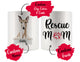 Personalized Whippet Dog Rescue Mom Dad Mug, Best Dog Owner Gift