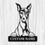 Personalized Whippet Metal Sign, Dog Owner Wall Art, Memorial Gift