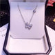 925 Sterling Silver Butterfly Pendant Necklace - Freedom Look