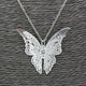 Butterfly Pendant & Necklace - Freedom Look
