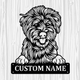 Personalized Whoodle Metal Sign, Dog Owner Wall Art, Memorial Gift