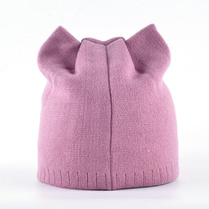 Cat Beanie Hat With Ears for Autumn and Winter 2017 - Freedom Look