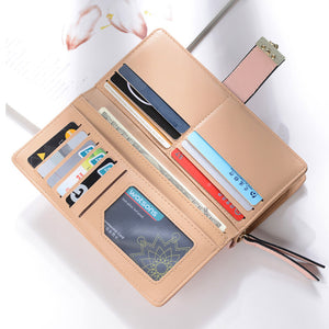 Beautfiful Leaf Leather Wallet - Freedom Look