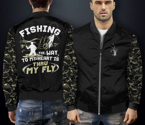 The Way To My Heart Is Through My Fly - Fishing Jacket
