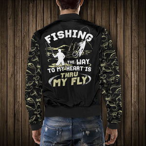 The Way To My Heart Is Through My Fly - Fishing Jacket