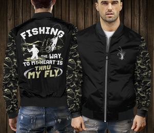 The Way To My Heart Is Through My Fly - Fishing Jacket