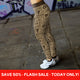 Vintage Beer Pattern Leggings