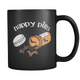Dachshund Doxie Wiener (Weiner) Happy Pills Teacup (Mug) For Women Or Men, Weiner Dog Treats (11 oz) - Freedom Look