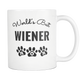 I Love My Wiener Mug - Little Wiener Mom - World's Best Mother - Great Gift For Dachshund Owner - Freedom Look