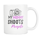 My Mommy Shoots People Coffee Mug - Unique Gifts For Professional Photographer - Photography Related Gifts - Birthday Gift For Her (11 oz)