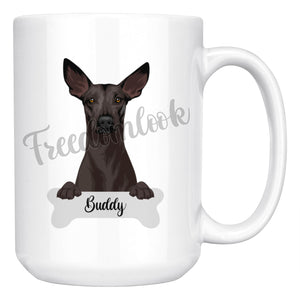 Personalized Xoloitzcuintli Dog Mom Dad Mug, Funny Dog Owner Gift
