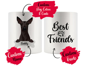 Personalized Xoloitzcuintli Dog Rescue Mom Dad Mug, Best Dog Owner Gift