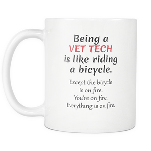 Veterinary Gift, Vet Tech Student, Vet Technician, Veterinarian Tech, Gift For Vet Tech, Vet Tech Cup, Veterinary Student, Vet Mug (11 oz)