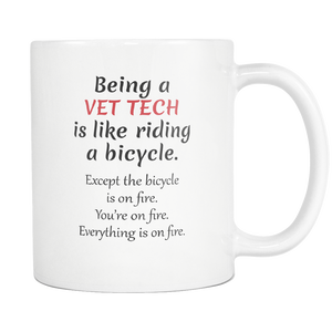 Veterinary Gift, Vet Tech Student, Vet Technician, Veterinarian Tech, Gift For Vet Tech, Vet Tech Cup, Veterinary Student, Vet Mug (11 oz)
