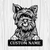 Personalized Yorkshire Terrier Metal Sign, Dog Owner Wall Art, Memorial Gift