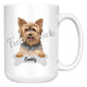 Personalized Yorkshire Terrier Dog Mom Dad Mug, Funny Dog Owner Gift