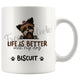 Personalized Yorkshire Terrier Dog Mom Dad Mug, Custom Dog's Name Gift