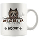 Personalized Yorkshire Terrier 2 Dog Mom Dad Mug, Custom Dog's Name Gift