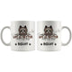 Personalized Yorkshire Terrier 2 Dog Mom Dad Mug, Custom Dog's Name Gift