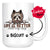 Personalized Yorkshire Terrier 2 Dog Mom Dad Mug, Custom Dog's Name Gift