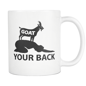 I Goat Your Back Mug - I Got Your Back Coffee Mug - Funny Goats Gifts - Goat Pun Mug - Goat Gag Gifts - I Like Goats - Great Coffee Cup For Women (11 oz) - Freedom Look