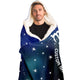 Personalized Virgo Horoscope Zodiac Star Sign Hooded Blanket