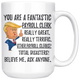 Funny Fantastic Payroll Clerk Coffee Mug, Trump Gifts, Best Payroll Clerk Birthday Gift, Payroll Clerk Christmas Graduation Gift