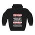 Gym Fitness Muscle Unisex Hoodie The Pain Is The Strength Hooded Sweatshirt