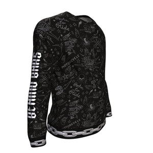 Biker All-Over Sweatshirt - Freedom Look