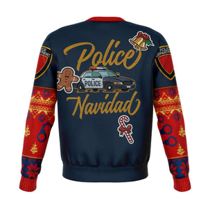 Police Navidad Ugly Christmas Sweater for Party