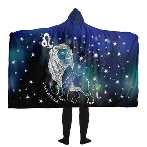 Leo Horoscope Hooded Blanket