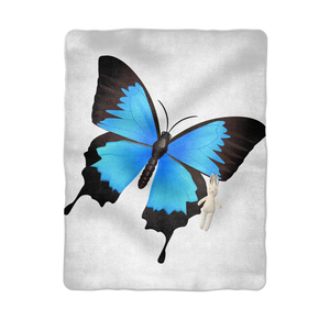 Butterfly Sublimation Baby Blanket