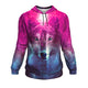 Unique Wolf Lover Hoodie, Wolf Design Birthday Present Gift, Animal Hoodies For Men Women And Teens, Wolves Hoodie, Galaxy Wolf Hoodie