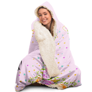 Mia Isana Hall - Personalized Unicorn Hooded Blanket